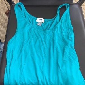 Teal old navy tank top